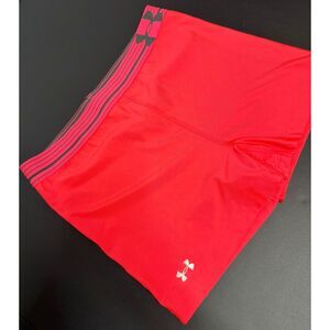 Under Armour  HeatGear compression Shorts Women's M Neon Orange Running Gym